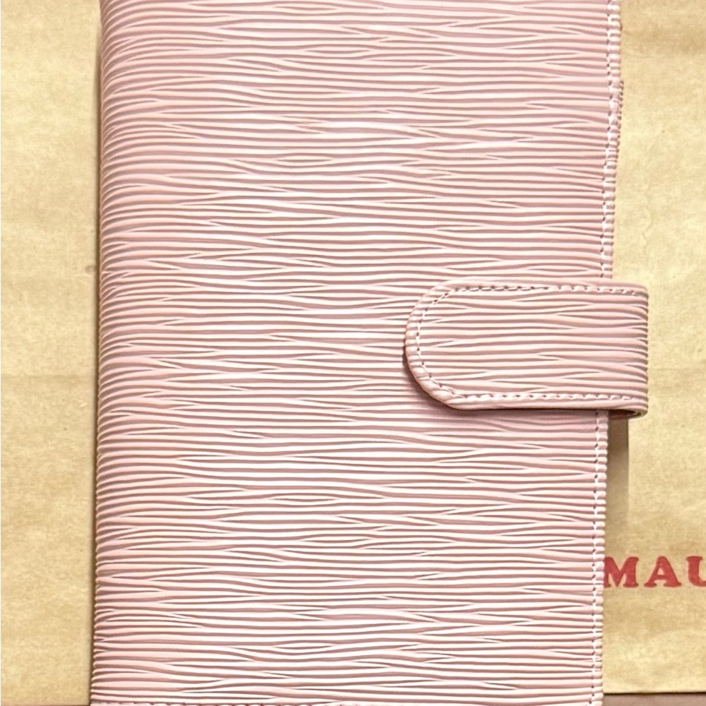 Pink Textured A6 binder perfect for cash stuffing